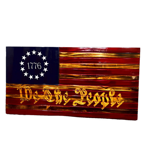 Bandiera americana rustica we - bandiera,