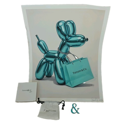 Blue balloon society cane - society,
