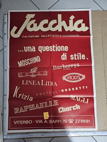 Manifesto negozio jacchia via - manifesto,